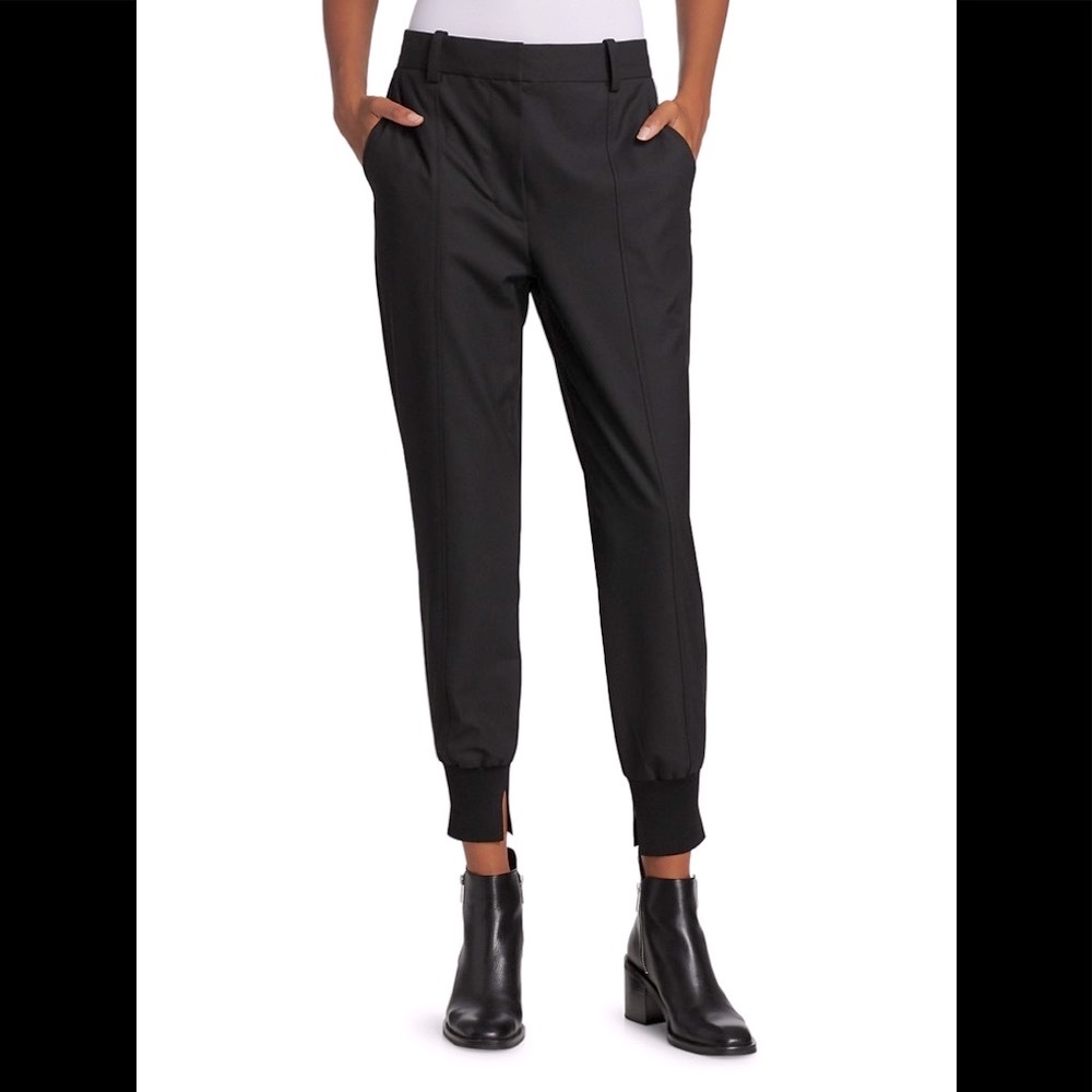3.1 Phillip Lim hybrid jogger pants. Black, size 4